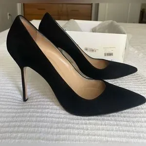 MANOLO BLAHNIK 黒 BBスエードパンプス 35.5 MANOLO BLAHNIK 黒 BBスエードパンプス 35.5 - メルカリ